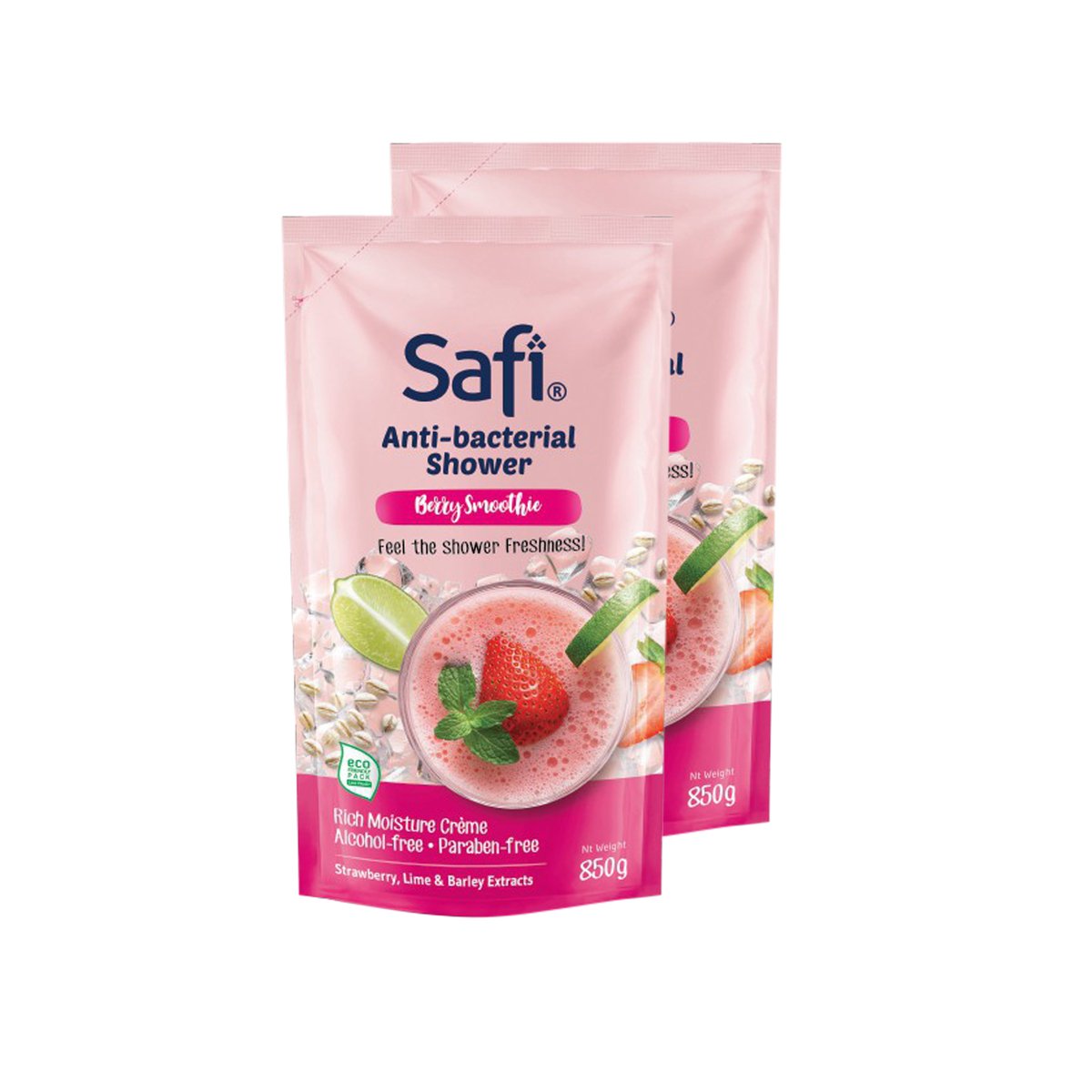 Safi Shower Cream Anti Bacterial Smooth 2 x 750g