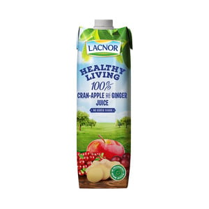 Lacnor Healthy Living Cran-Apple with Ginger Juice 1Litre
