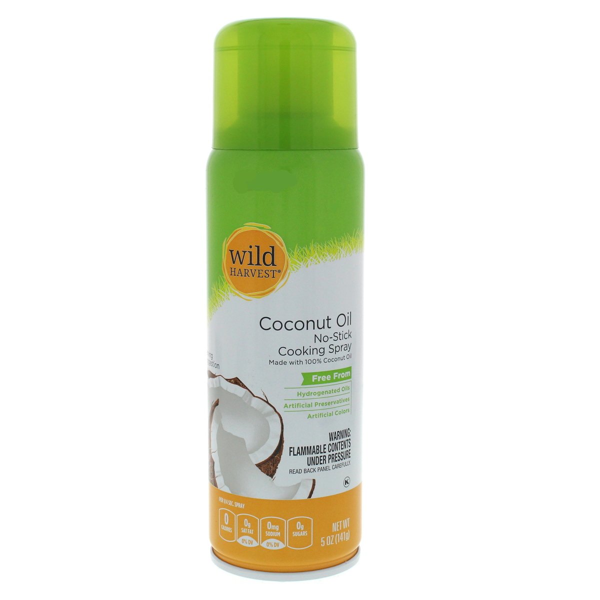 Wild Harvest Coconut Oil No - Stick Cooking Spray 141 g