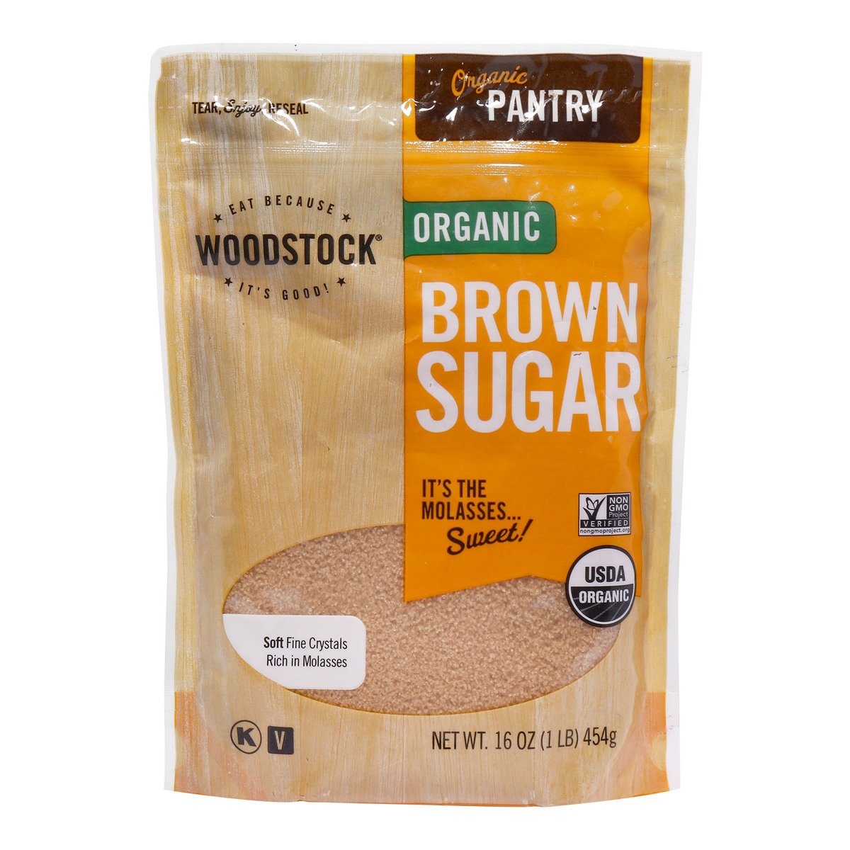 Woodstock Organic Brown Sugar 454 g