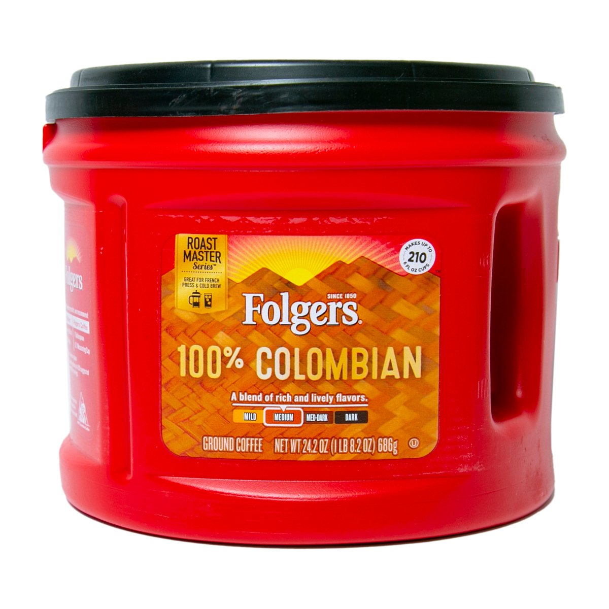 فولغيرس ١٠٠٪ قهوه بطحنة كولومبية ٦٨٦ جم