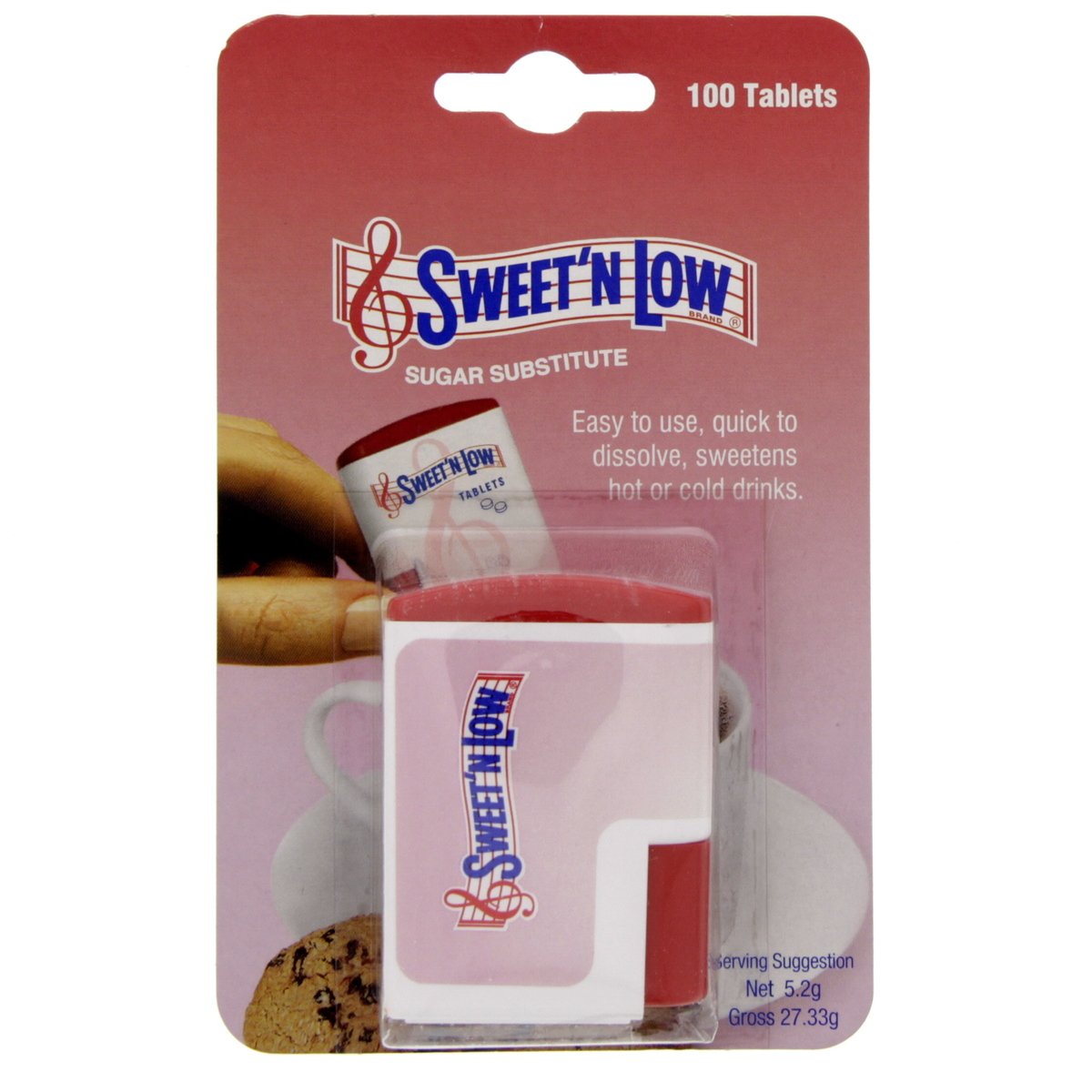 Sweet'n Low Sugar Substitute Sweetener 100 pcs