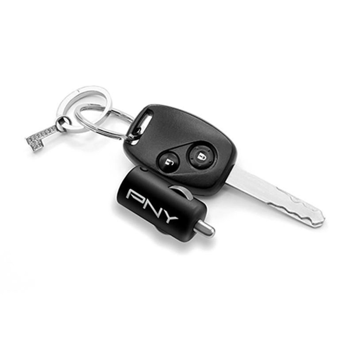 PNY Car Charger Black (EMBO0613US 2.4A)
