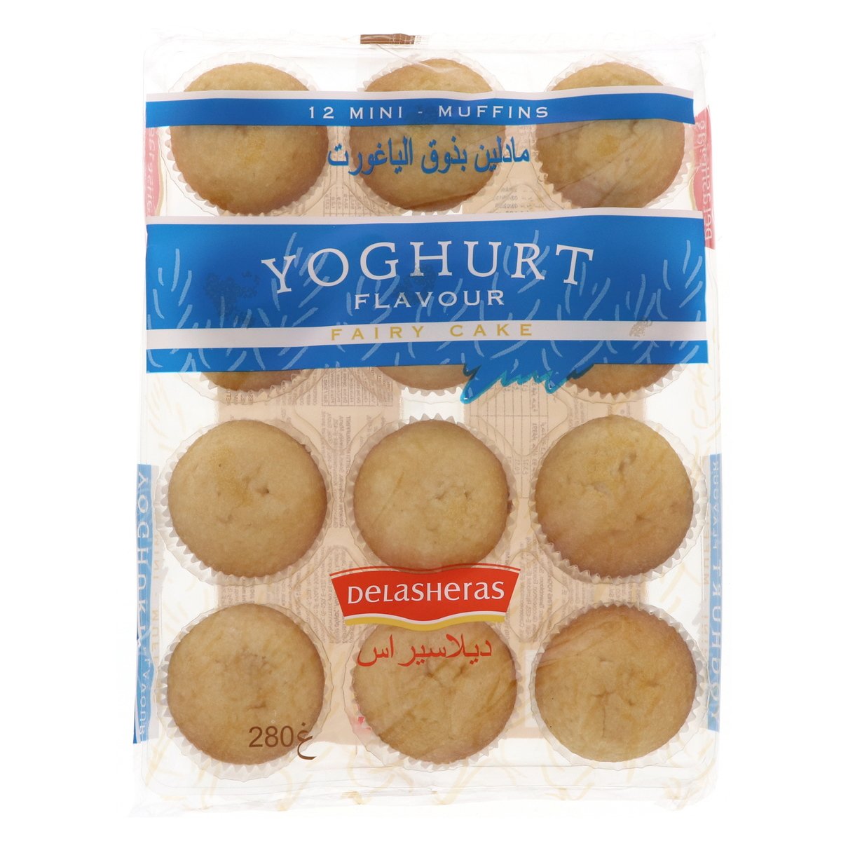 Delasheras Yoghurt Flavour Mini Muffins 12pcs