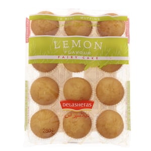 Delasheras Lemon Flavour Mini Muffins 12pcs