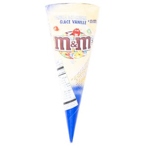 M&M's Vanilla Cone Ice Cream 1pc
