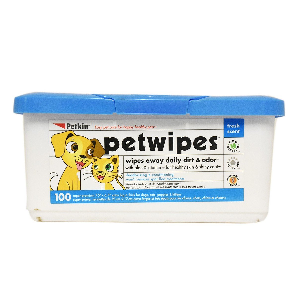 Petkin Pet Wipes 100pcs