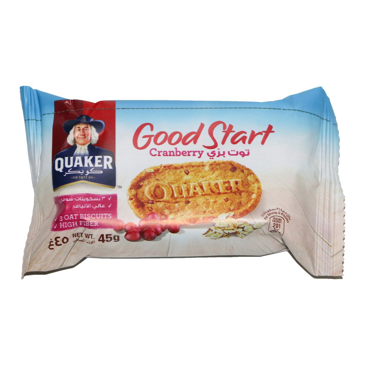 Quaker Good Start Cranberry 6 x 45 g