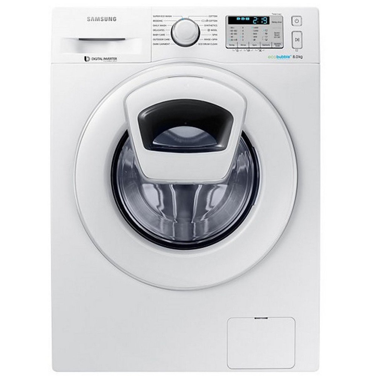 Samsung Front Load Washing Machine WW80K5413WW 8Kg