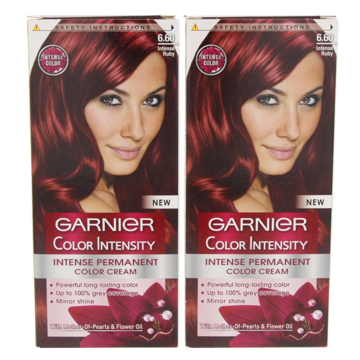 Garnier Color Intensity Permanent Color Cream 6.60 Intense Ruby 1+1