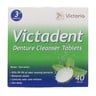 Victoria Victadent Denture Cleanser Tablets 40 pcs
