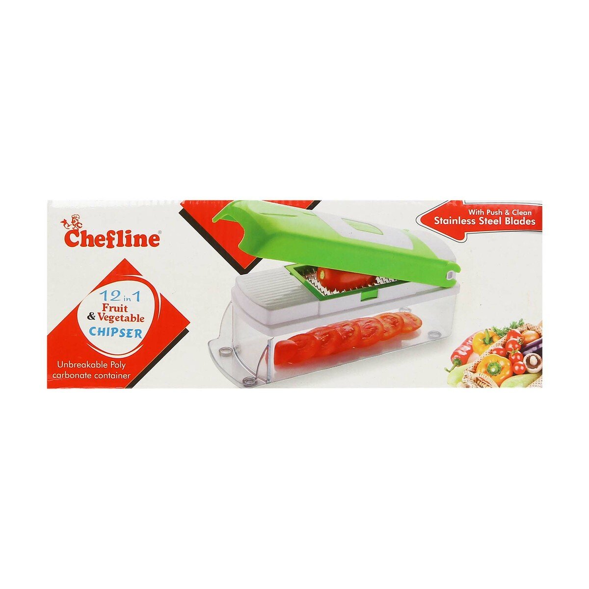 Chefline Vegetable 12 in 1 Chopper