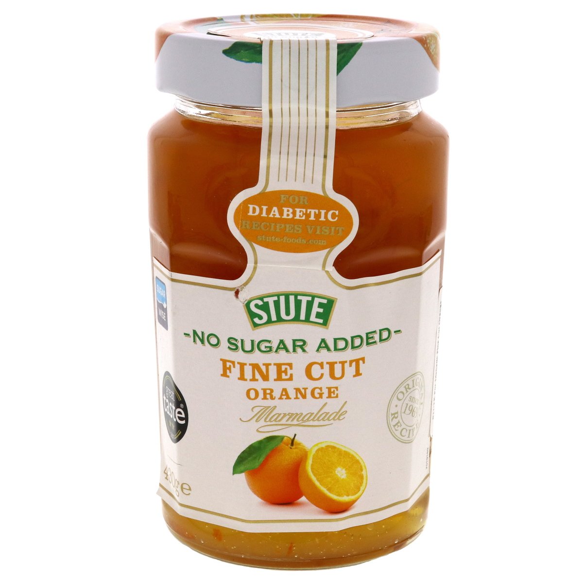 Stute Diabetic Fine Cut Orange Marmalade 430 g