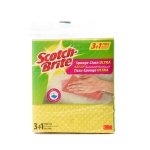 Scotch Brite Sponge Cloth Ultra 3+1