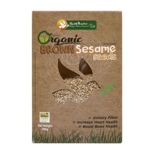 Health Paradise Organic Brown Sesame Seeds 200g