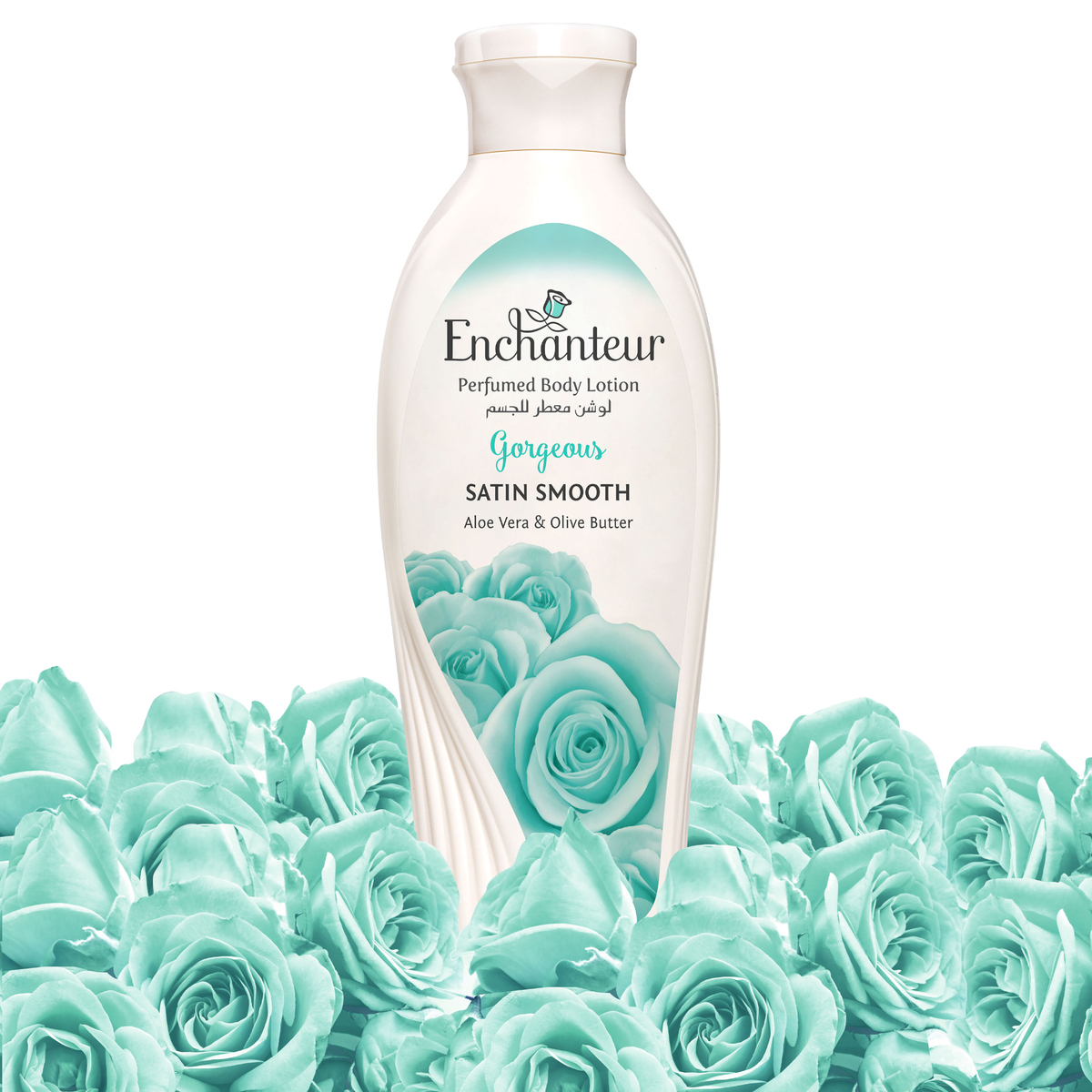 Enchanteur Satin Smooth Gorgeous Lotion with Aloe Vera & Olive Butter 250 ml