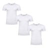 John Louis Men's U Neck T-Shirt 3Pcs Pack White XX-Large