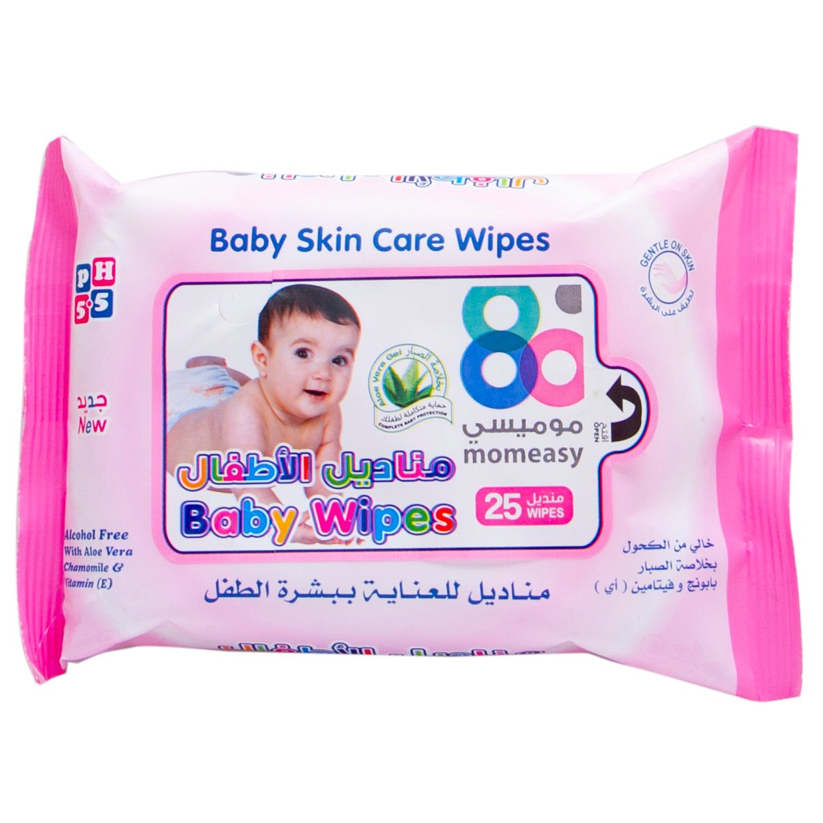 Mom Easy Baby Skin Care Wipes 25pcs