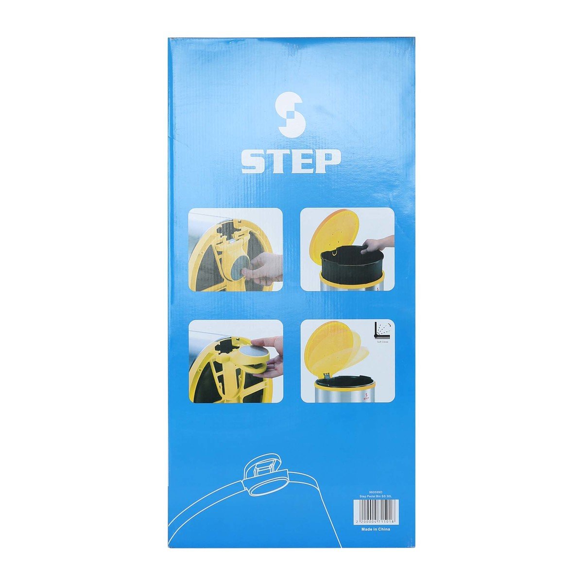 Step  Stainless Steel Pedal Bin 30Ltr
