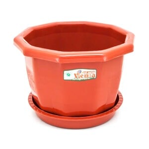 Green Leaf  Flowery VIENNA Pot 604 Assorted Colors