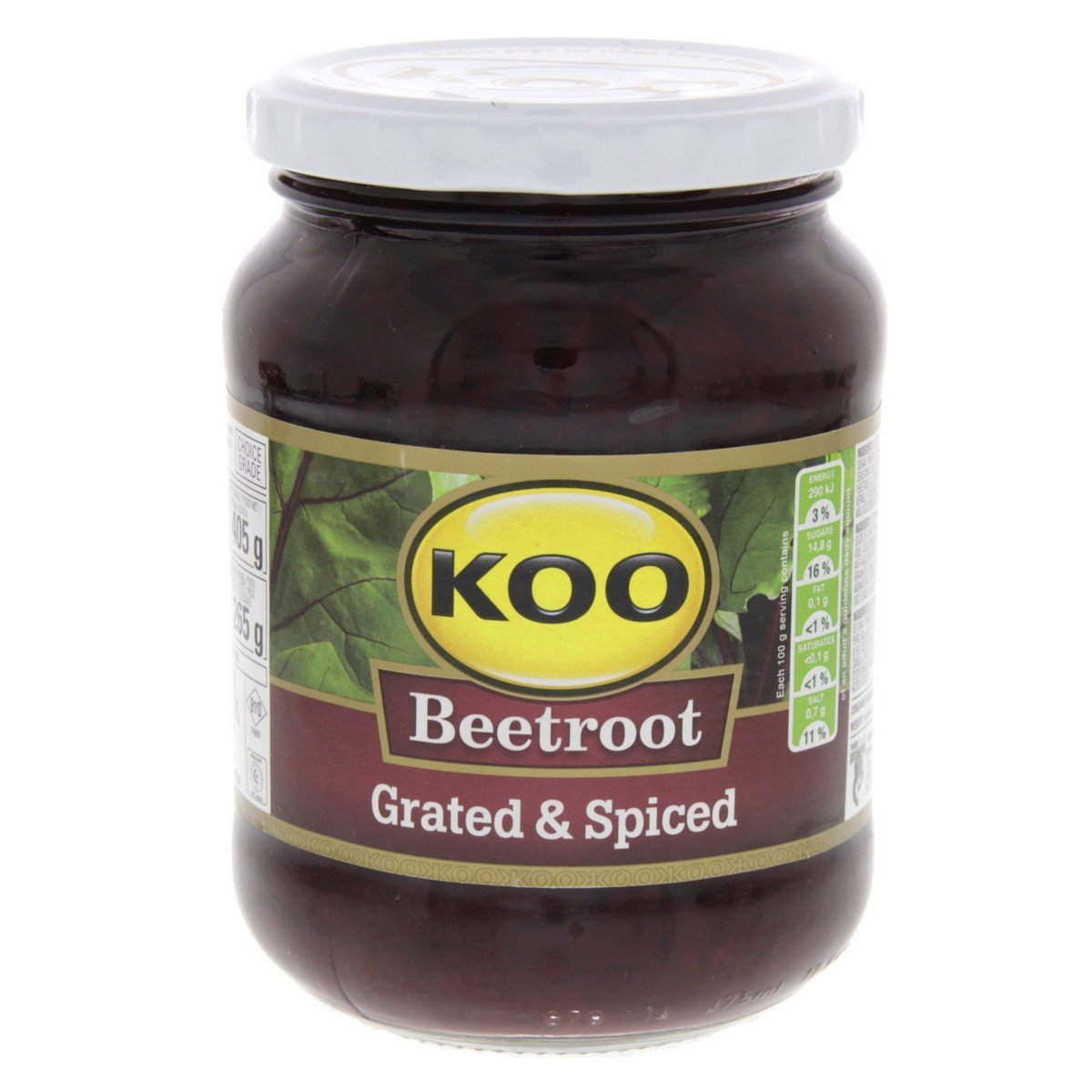 Koo Beetroot Salad Grated & Spiced 405 g