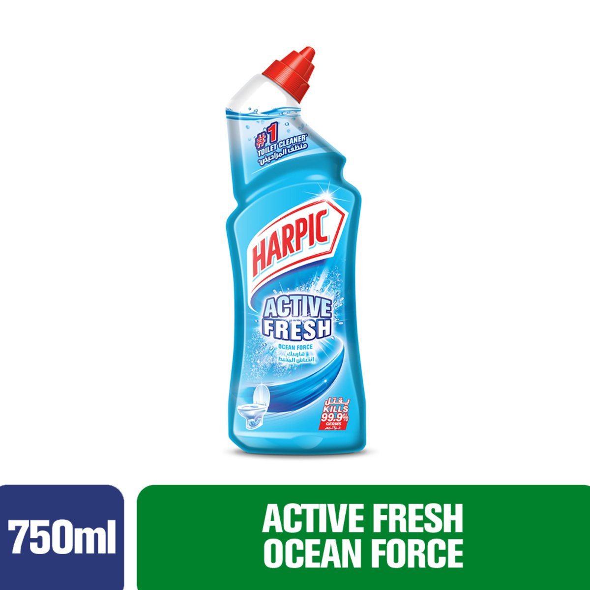 Harpic Toilet Cleaner Active Fresh Ocean Force 750ml