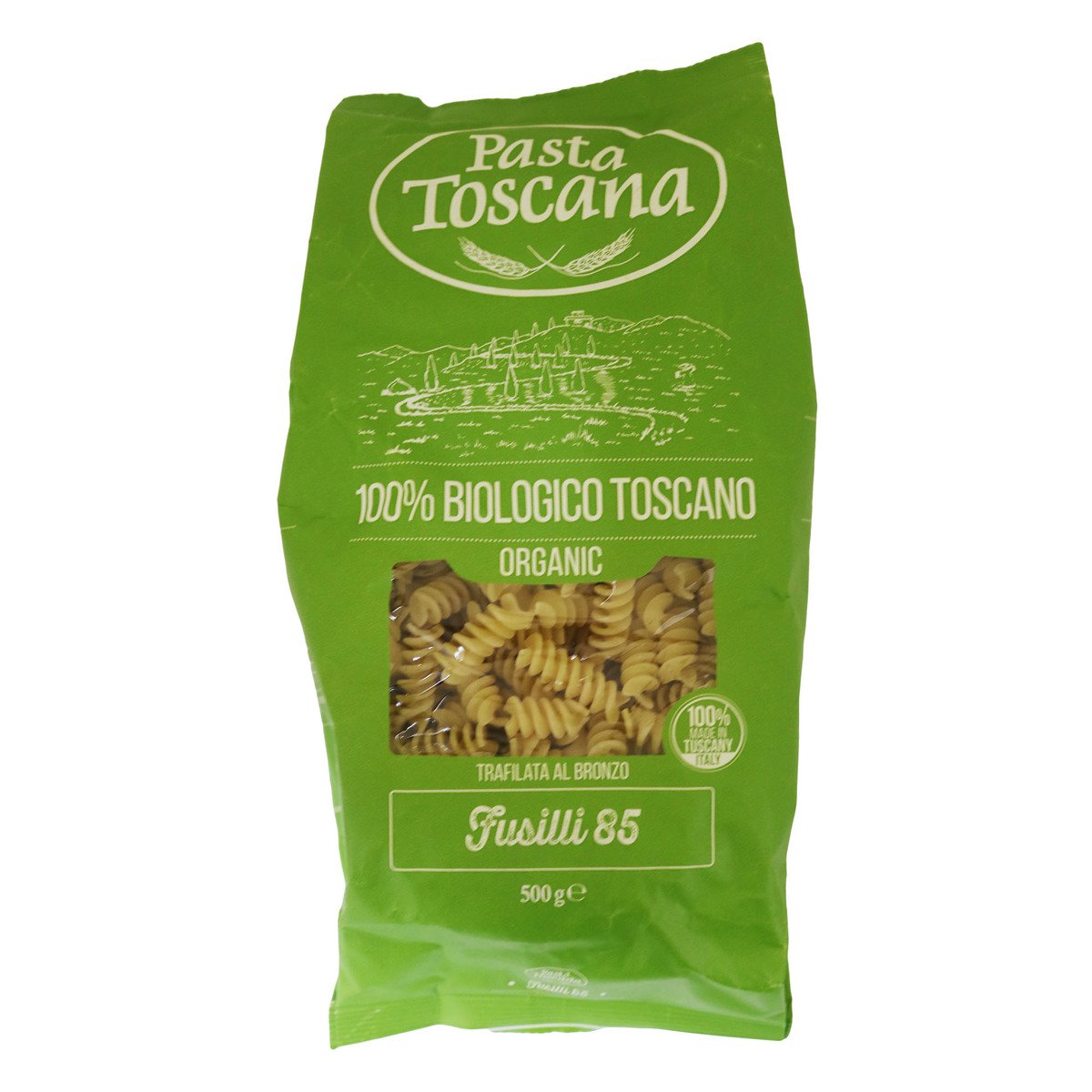 Pasta Toscana Organic Fusilli Super 85 500g