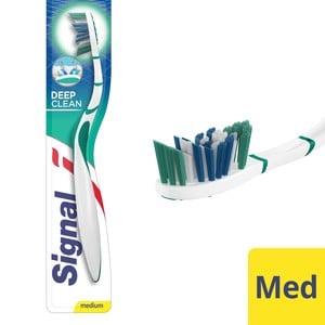 اشتري قم بشراء سيجنال فرشاة أسنان تنظيف عميق شعيرات متوسطة بألوان متنوعة 1 قطعة Online at Best Price من الموقع - من لولو هايبر ماركت Toothbrushes في الامارات