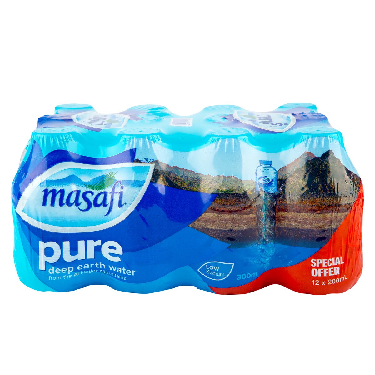 Buy Masafi Drinking Water 12 x 200 ml Online at Best Price | Mineral/Spring water | Lulu UAE in UAE