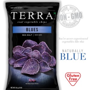 Terra Vegetable Chips Sea Salt Blues 141g