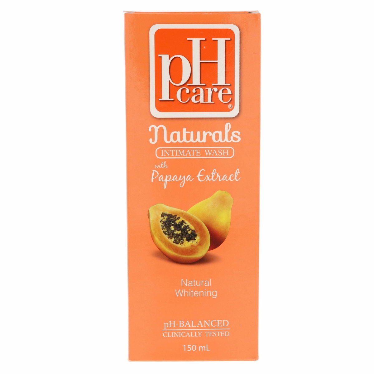 PH Care Naturals Intimate Wash With Papaya Extract 150ml
