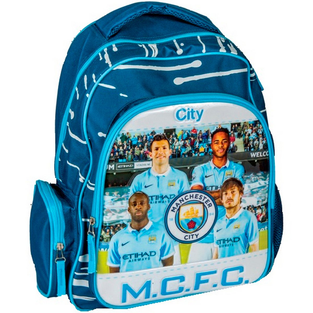 Manchester City School Back Pack 16inch