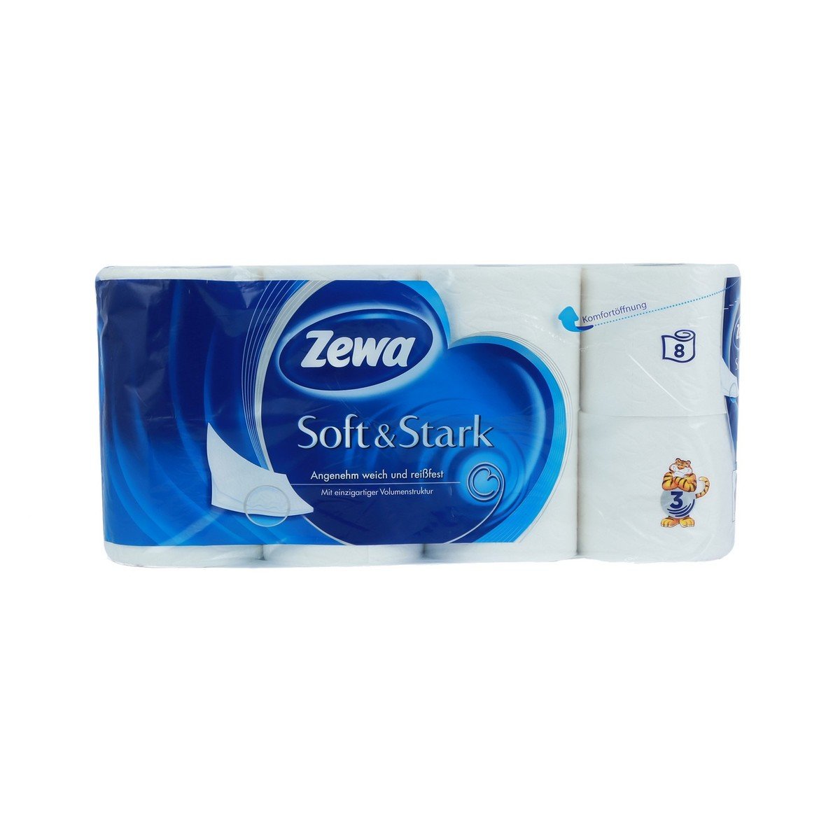 Zewa Soft & Stark Toilet Roll 8pcs