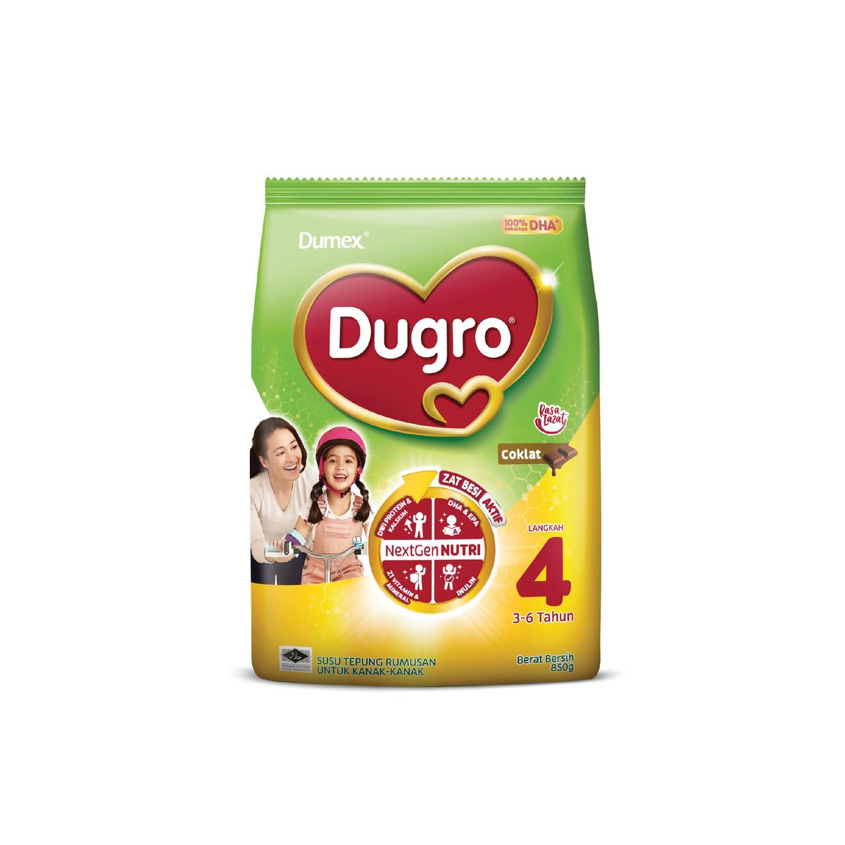 Dugro Chocolate Flavoured Milk Powder 4 850g