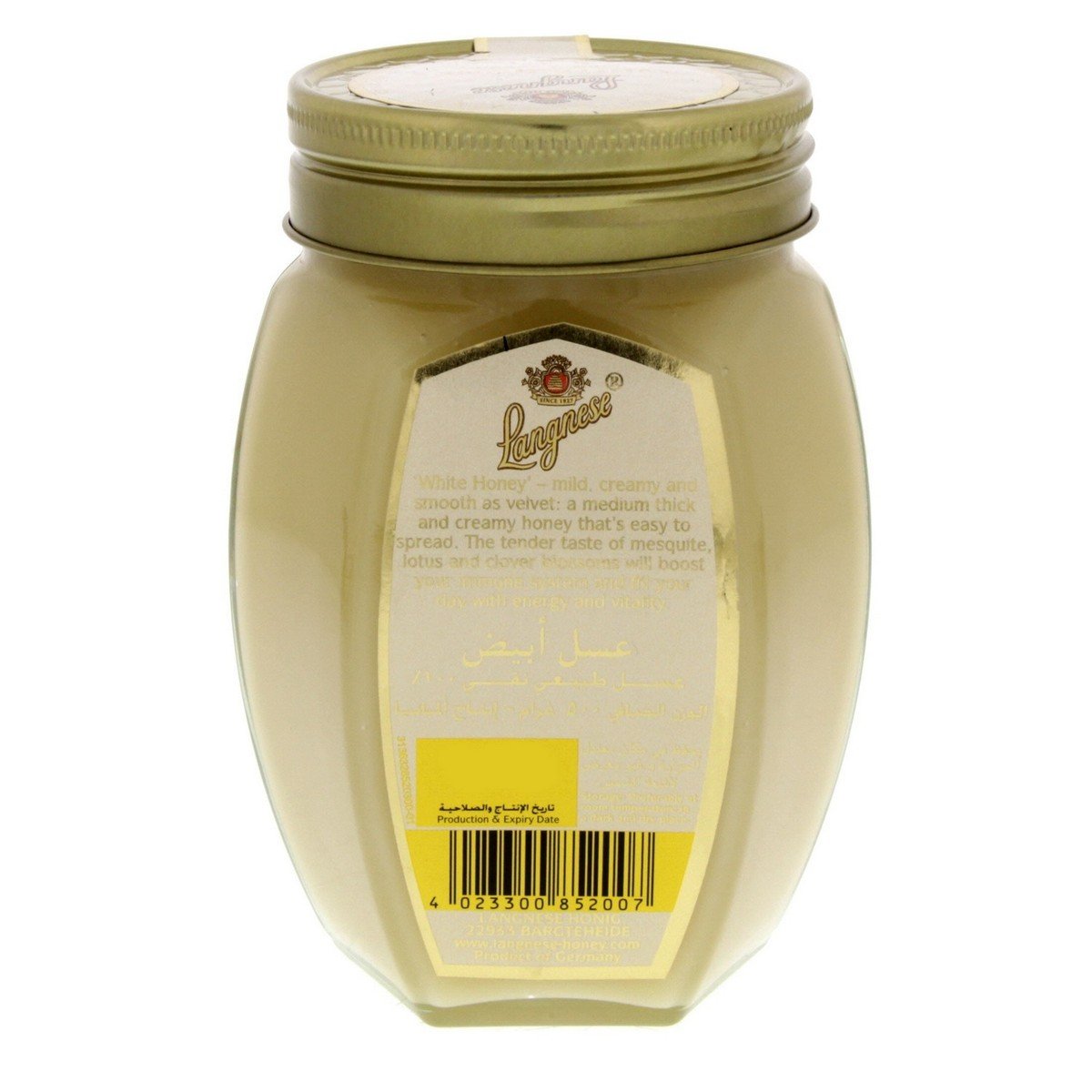 Langnese White Honey Mild And Creamy 500g