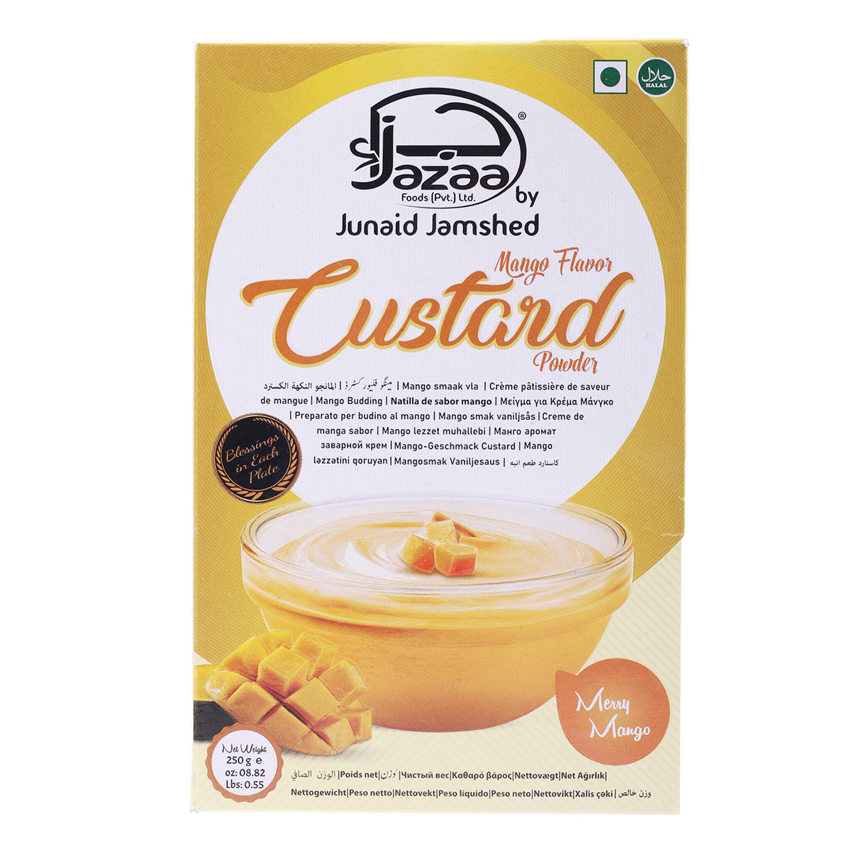 Jazaa Mango Flavor Custard Powder 250 g