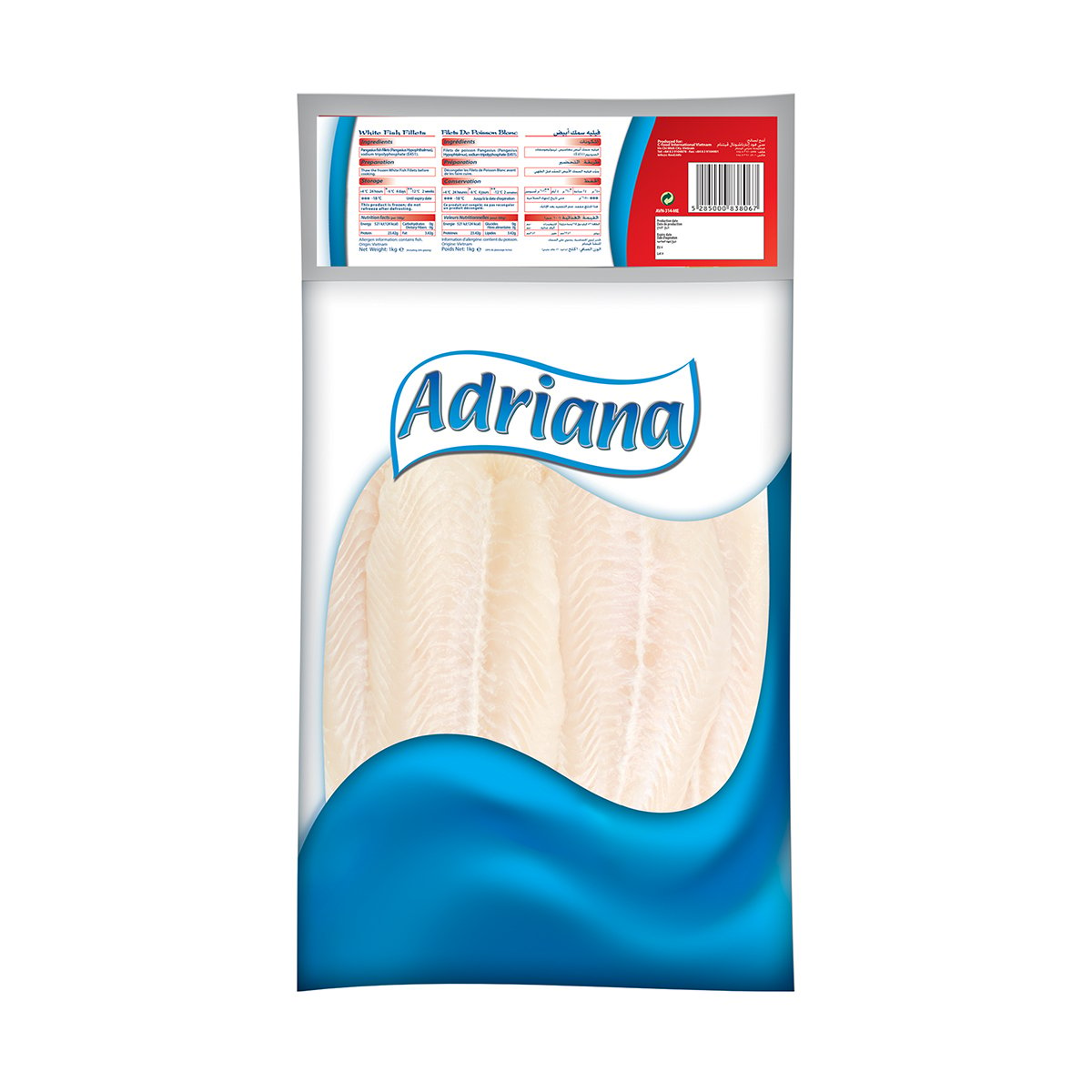 Adriana White Fish Fillets 1 kg