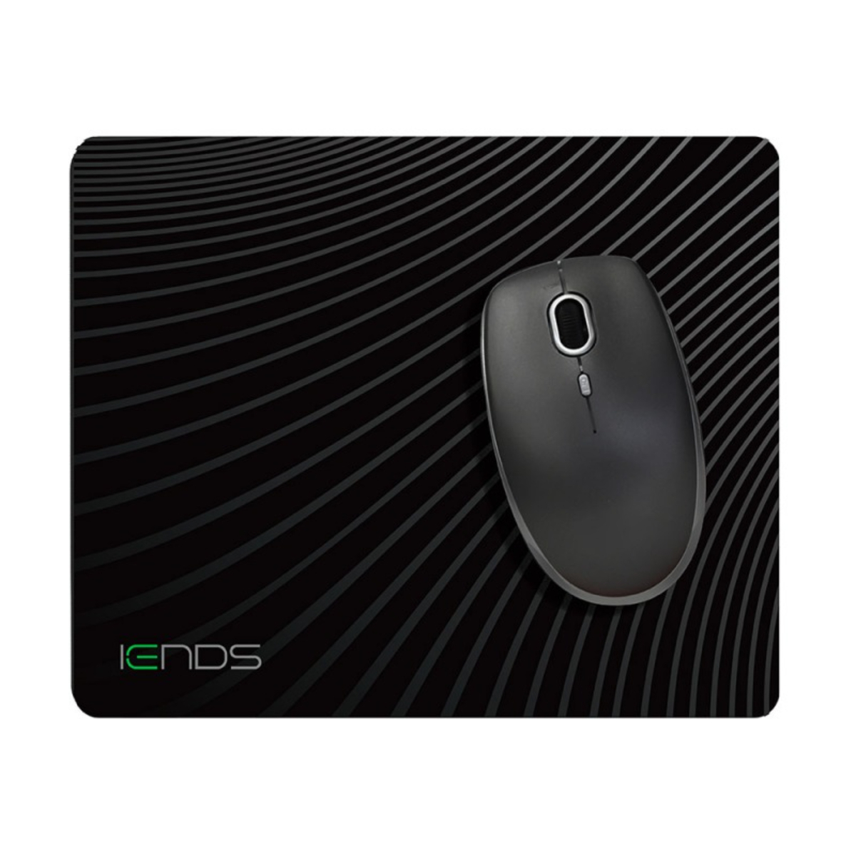 Iends Wireless Mouse with Mouse Pad, Black, MR2083