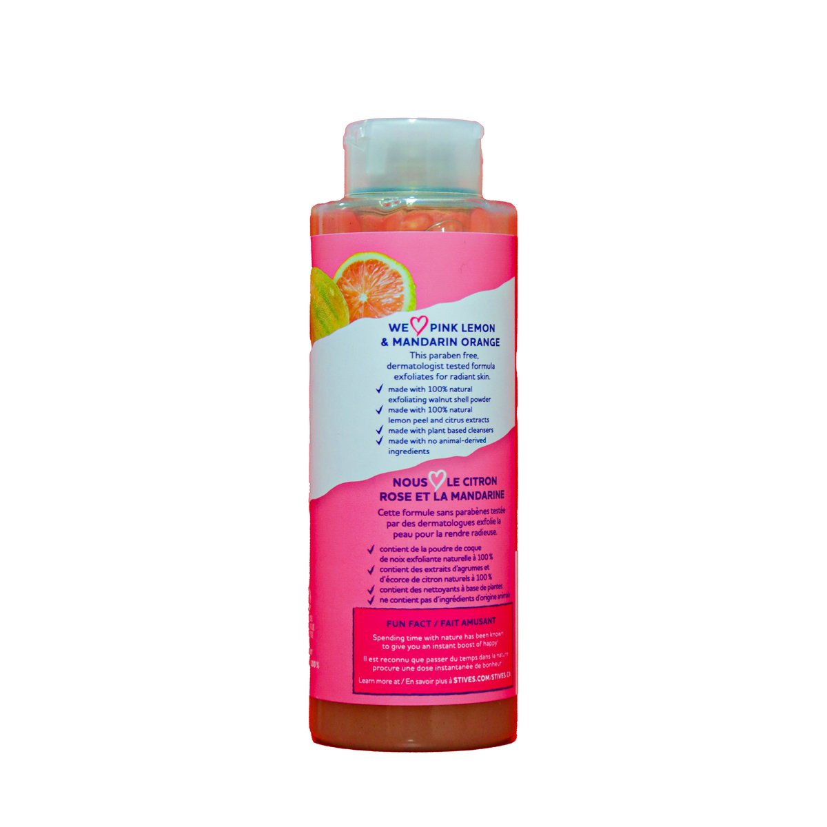 St. Ives Pink Lemon & Mandarin Orange Exfoliating Body Wash 473 ml