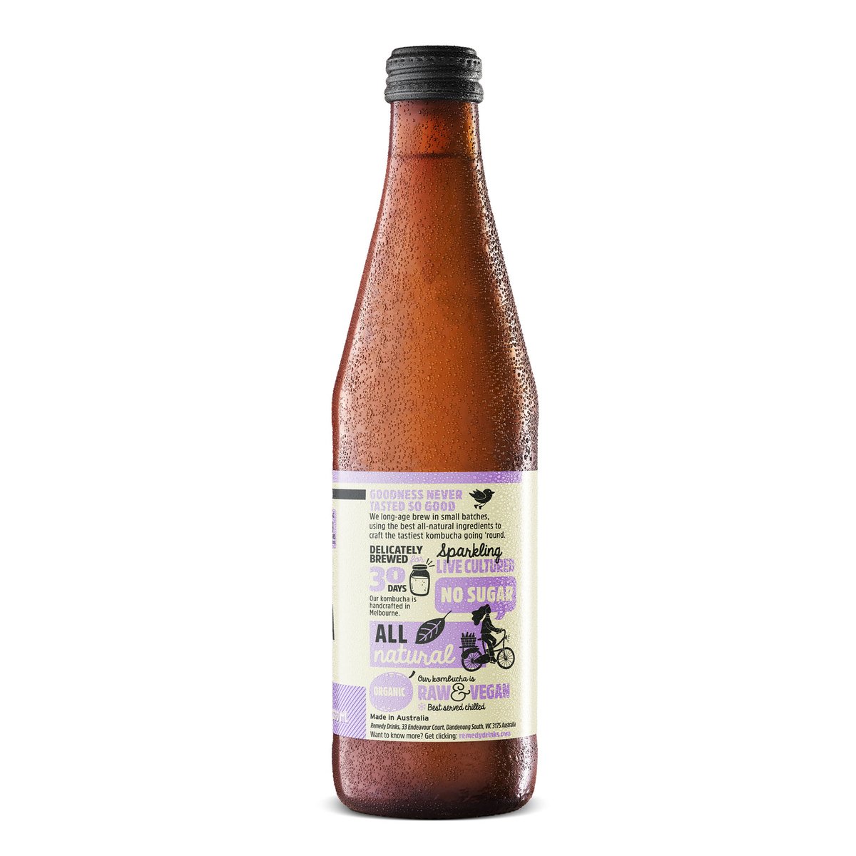 Remedy Organic Kombucha Passionfruit Drink 330 ml