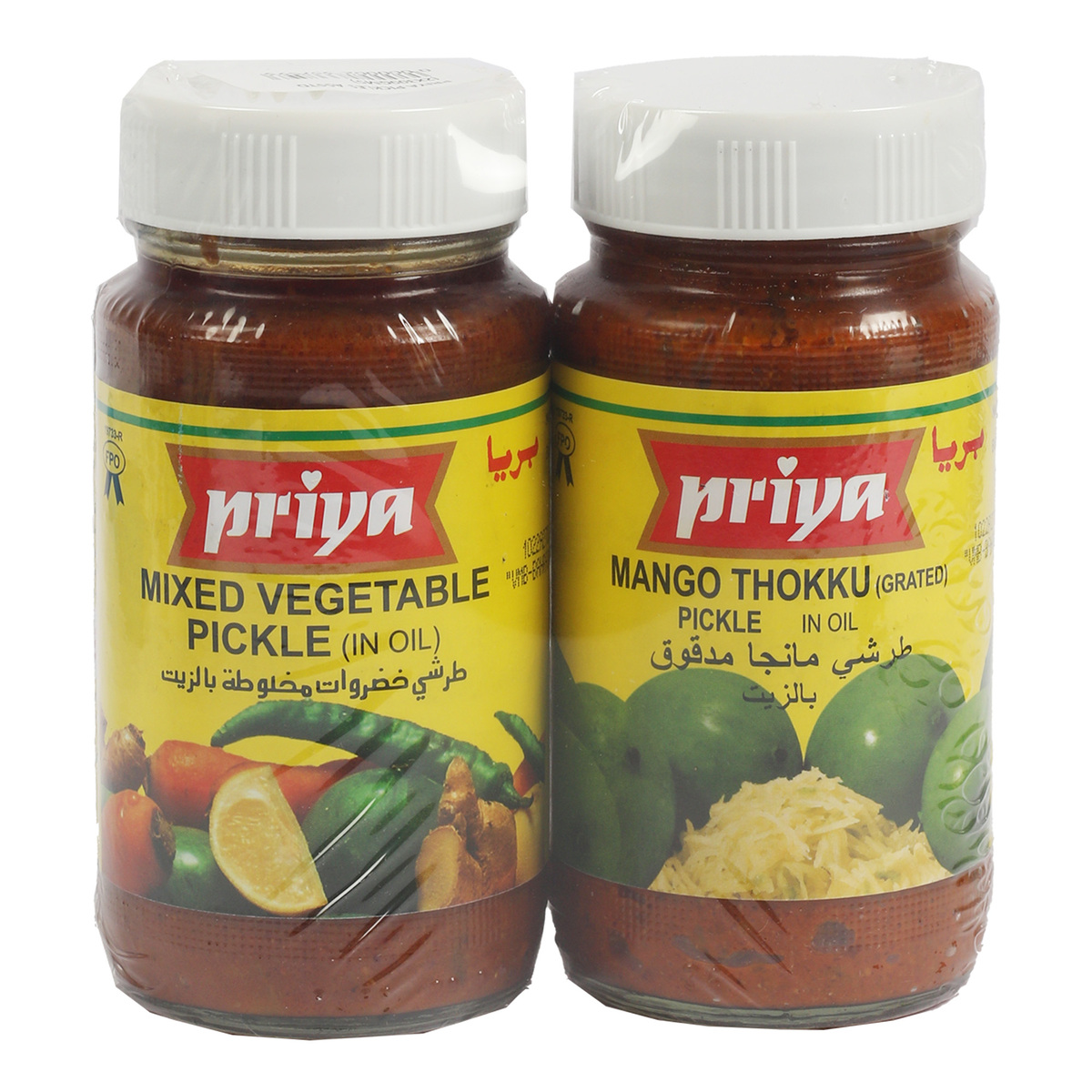 Priya Pickle Assorted Value Pack 2 x 300 ml