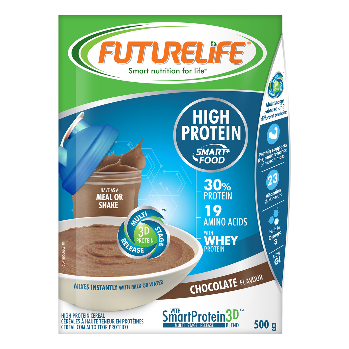 Future Life High Protein Chocolate Flavour, 500 g