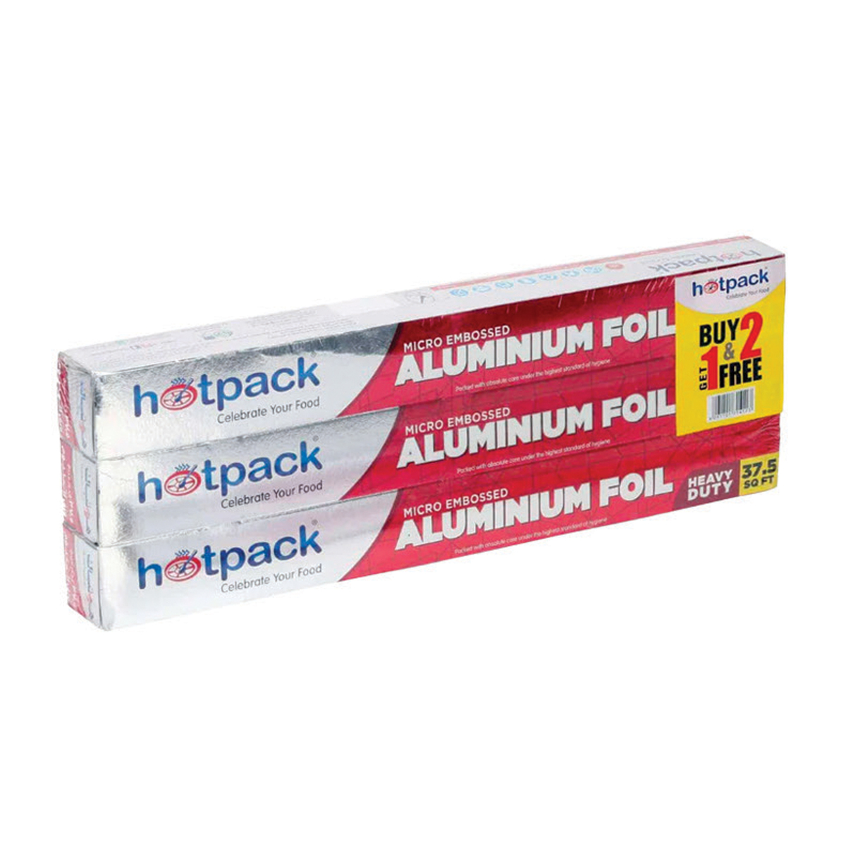 Hotpack Aluminium foil 37.5sqft 2+1