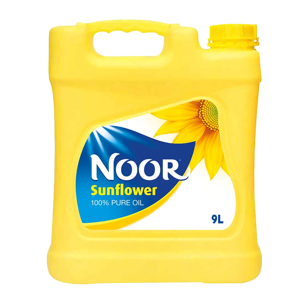 اشتري قم بشراء نور زيت دوار الشمس 9 لتر Online at Best Price من الموقع - من لولو هايبر ماركت Sunflower Oil في السعودية