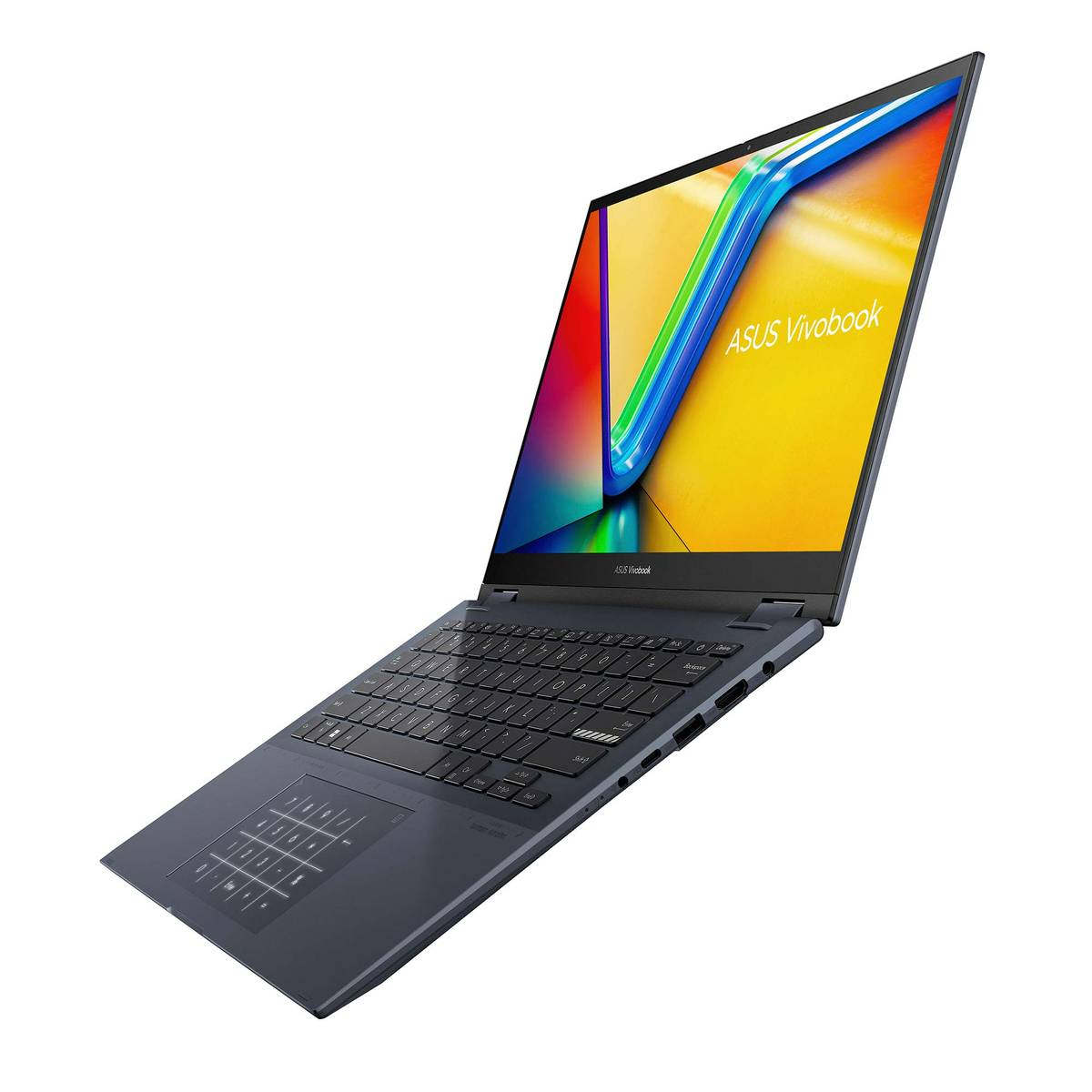 ASUS Vivobook S Flip 2 in 1 Laptop, 14", Intel Core i7-12700H, 16 GB RAM, 512 GB SSD, Windows 11 Home, Quiet Blue, TP3402ZA-LZ409W