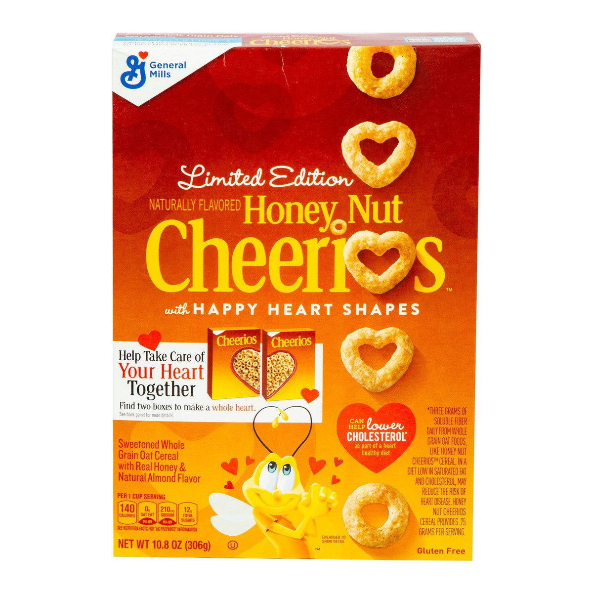 Buy General Mills Honey Nut Cheerios Gluten Free 306 g Online at Best Price | Health Cereals | Lulu UAE in Saudi Arabia