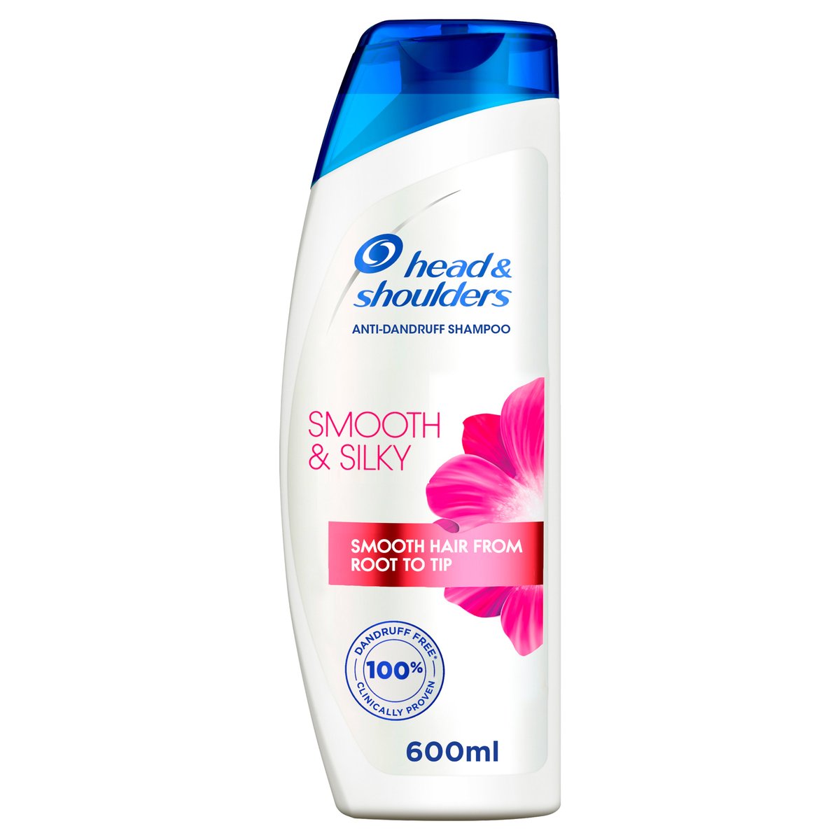 Buy Head & Shoulders Smooth & Silky 2 in 1 Anti-Dandruff Shampoo with Conditioner, 600 ml Online at Best Price | Shampoo | Lulu UAE in Egypt