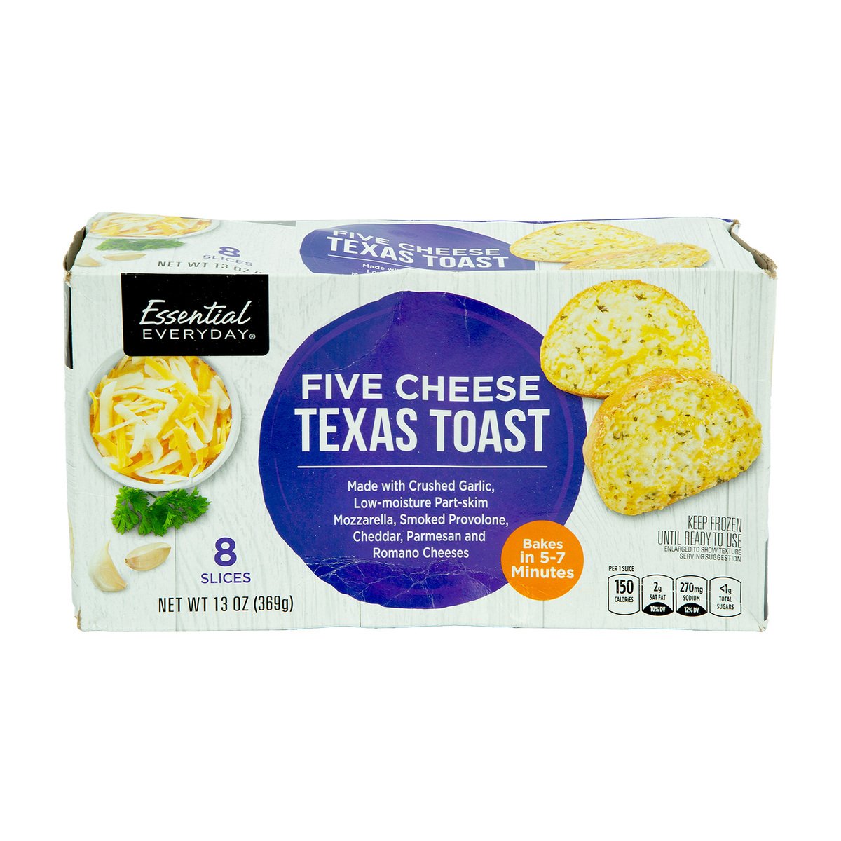 Essential Everyday Five Cheese Texas Toast 8 pcs 369 g