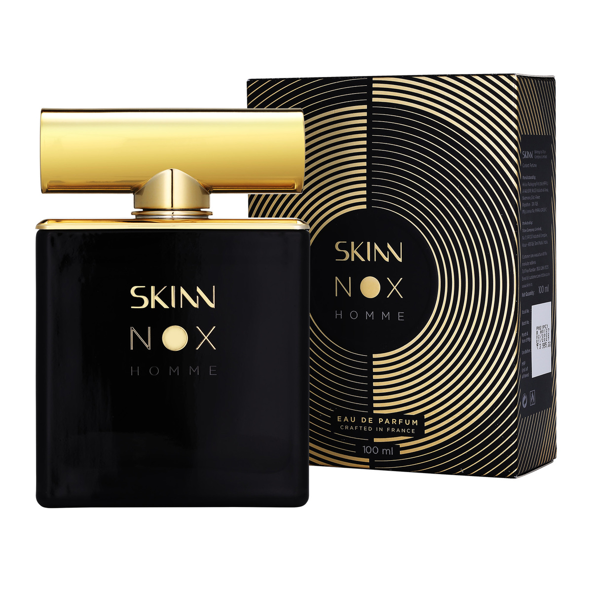 Skinn By Titan Nox Pour Homme Eau De Parfum for Men, 100 ml