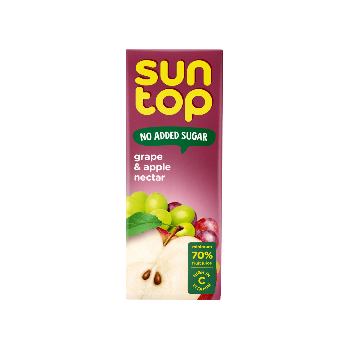 Suntop Grape & Apple Nectar No Added Sugar 18 x 180 ml